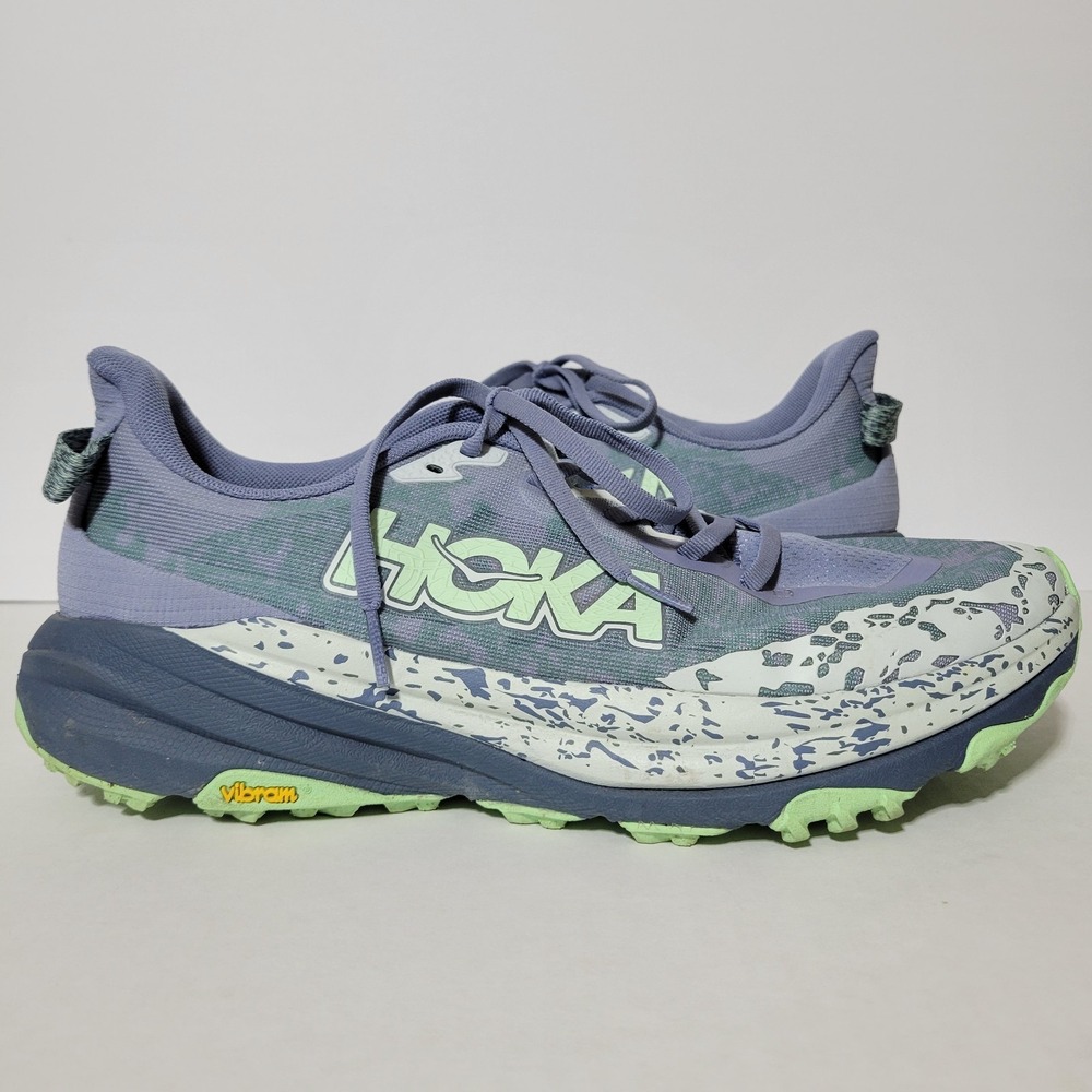 Hoka One Speedgoat 6 Women's Sz 12 B Moonlight/thunder Cloud Trail Running Shoes